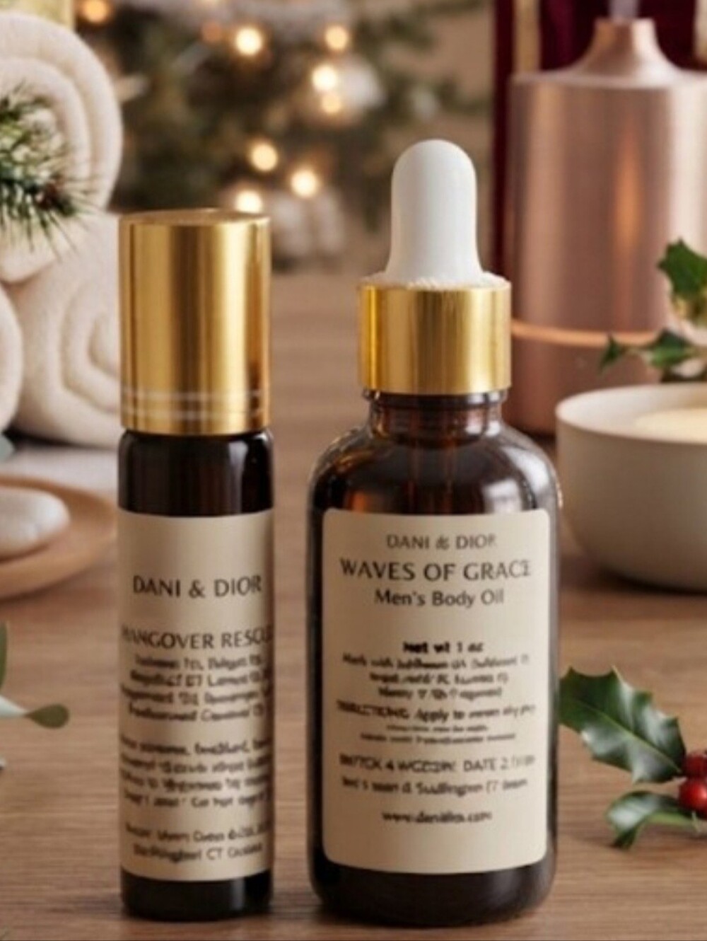 Dani & Dior ~ Hangover Rescue & Waves Of Grace Body Oil